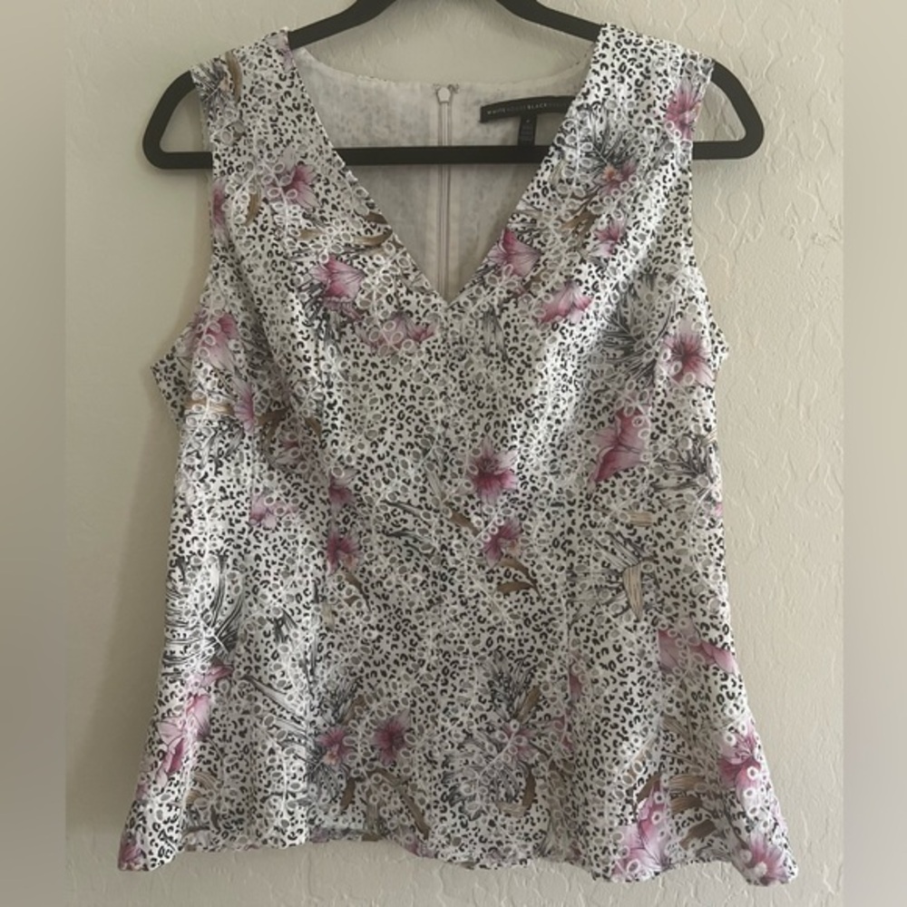 White House Black Market Blouse sz 6